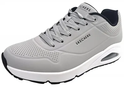 Imagen del producto de Skechers UNO - Zapatillas deportivas bajas para hombre, color gris, estilo casual