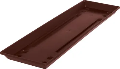 Produktbild von Geli Balkonkasten Untersetzer STANDARD Braun  50 cm - Kunststoff