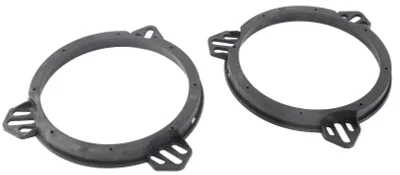 Lautsprecher Distanzringe 6,5 Zoll ABS Schwarz 2er-Set