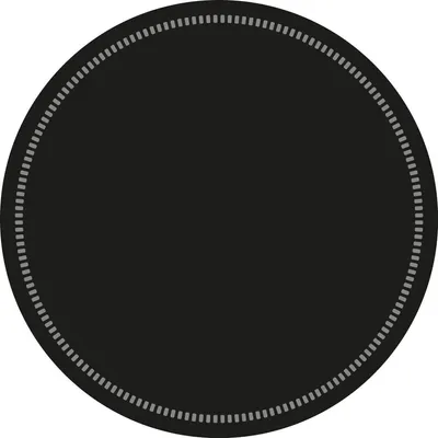 Produktbild von Tissue Tassendeckchen UNI in Schwarz, Ø 90mm, 9-lagig, 250 Stück - Mank