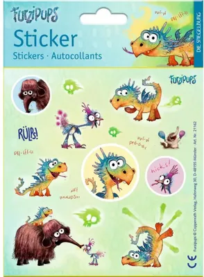 Produktbild von Die Spiegelburg Sticker - Furzipups bunt