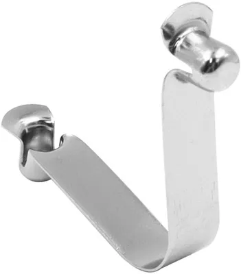 Set von 20 Edelstahl Zeltstockclips, Hauptbild