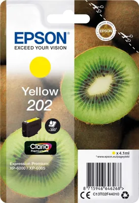 Zdjęcie produktu dla Epson Ink Cart. C13T02F34010 do Expression Premium XP-6000/XP-6005 (żółty)