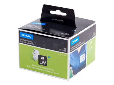 Produktbild von DYMO Original LabelWriter Etiketten für kleine Namensschilder | 41 mm x 89 mm | Rolle mit 300 leicht ablösbaren Etiketten | selbstklebend | für LabelWriter Etikettendrucker und Beschriftungsgerät