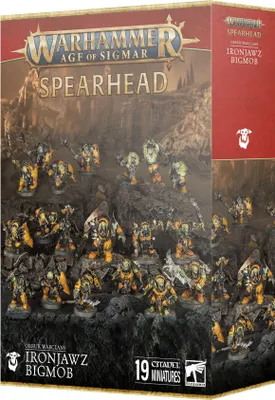 Image de Warhammer Age of Sigmar Spearhead Orruk Warclans Ironjawz Bigmob