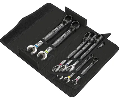 Produktbild von Wera 05020091001, 8,10,11,12,13,14,15,16,17,18,19 mm, 1/4", Chrom, Chrom-Molybdän-Stahl, Chrom, Glänzend