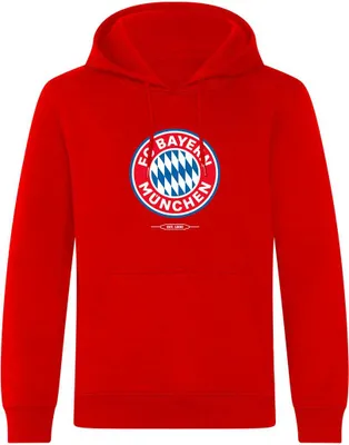 Produktbild von FC Bayern München Herren Hoodie Essential Logo rot S