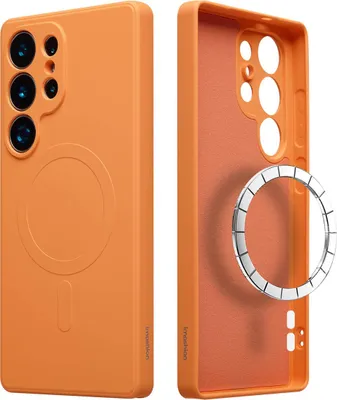 Obrázek produktu pro imoshion Barevný zadní kryt s MagSafe Samsung Galaxy S25 Ultra – oranžový