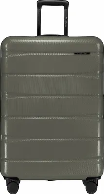Produktbild von Grüner ABS Koffer 76 cm Höhe mit TSA-Schloss, 4 Rollen und arretierbarem Gestänge