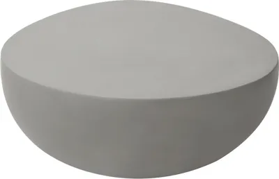 Produktbild von IKARIA Kieselstein Couchtisch aus Beton | natursteinoptik | einzigartig | 107.5 x 100.5 x 41 cm