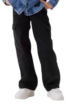 Produktbild von Name It Rose Wide Cargo Jeans Mädchen