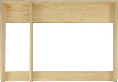 Produktbild von Puckdaddy Wickelaufsatz Pelle 108x11x80 cm Holz in Natur Trennfach passend für IKEA Hemnes Kommoden