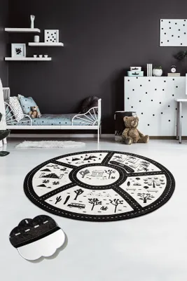 Produktbild von Conceptum Hypnose, Black- Black City  CHL, Bunt, Teppich, 100% Samtstoff