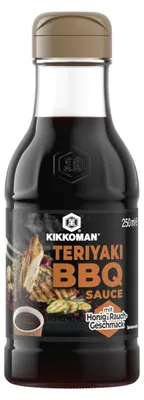 Obrázek produktu pro Omáčka Kikkoman Teriyaki BBQ s medem a kouřovou příchutí, láhev 250 ml