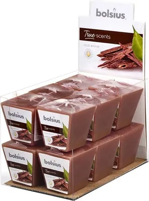Image de Bolsius Aromatic 2.0 Bougie parfumée votive 48mm, bois de Oud