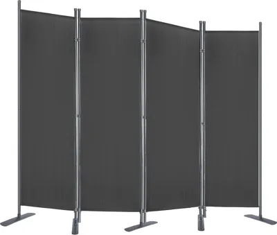 Zdjęcie produktu dla Parawan 225x180cm wewnętrzny parawan chroniący prywatność parawan balkonowy z opaskami kablowymi, gwoździami i podstawą ochrona przed słońcem ochrona przed wiatrem ochrona przed promieniowaniem UV bez wiercenia parawan chroniący prywatność, ciemnoszary CEEDIR