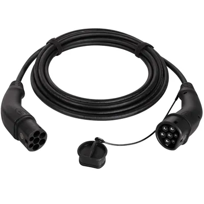 Obrázok produktu pre LogiLink EVC0101, Čierna, Type 2, Type 2, Uhlové, Uhlové, IP44