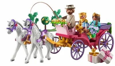 Immagine prodotto di PLAYMOBIL 71846 Carrozza con principessa e principe