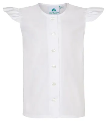 Produktbild von Kinder Dirndlbluse Flügelarm weiß 104