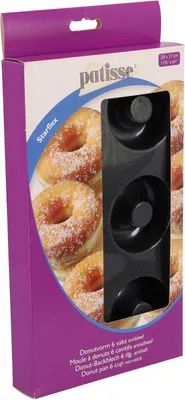 Immagine prodotto di Patisse Donutvorm 6 Vaks 29x17 cm Zwart/Siliconen