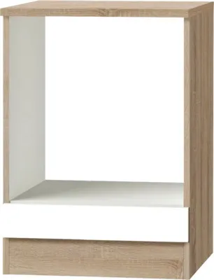 Produktbild von Optifit Herdumbauschrank Zamora214 BxTxH 60 x 60 x 84,8 cm weiß matt zerlegt Anschlag reversibel KUZM U634-9+
