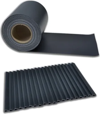 Produktbild von HOME DELUXE - PVC Sichtschutz Zaunfolie MATA - Dunkelgrau - 1 Rolle je 35 Meter