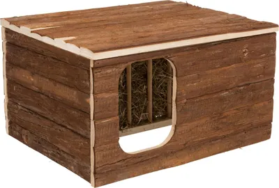 Produktbild von TRIXIE Haus Hilke mit integrierter Heuraufe - diverse - 40 × 23 × 32 cm