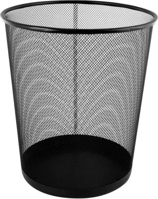 Produktbild von Papierkorb / Durchmesser: ca. 29,5cm / Höhe: 34cm / Farbe: schwarz