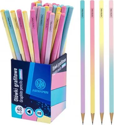Zdjęcie produktu dla ASTRAPEN Ołówek grafitowy trójkątny HB – Precyzyjny rysik dla kreatywnych umysłów