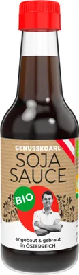 Produktbild von Sojasauce 250ml - fruchtiger Abgang - ohne Geschmacksverstärker - nach Reinheitsgeboten in Österreich gebraut von Genusskoarl