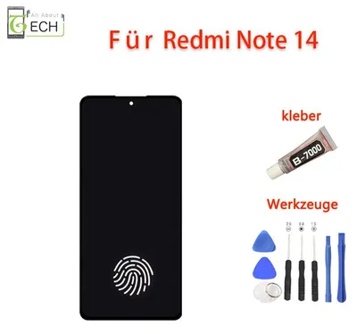 Produktbild von Für Xiaomi Redmi Note 14 4G 24117RN76E LCD Display (OLED) EU Version