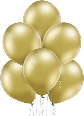 Produktbild von Chromgoldene Ballons 30cm 100 Stück (Party - Ballons)