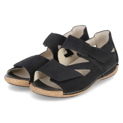 Produktbild von Waldläufer Sandalen Damen Rauleder Schwarz Größe: 7