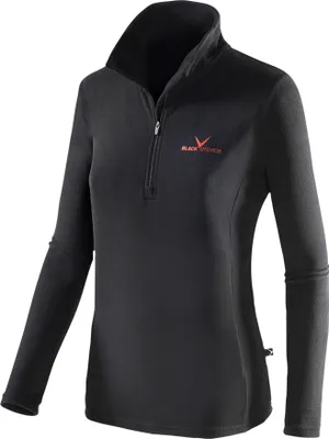 Obrázok produktu pre BLACK CREVICE - Dámsky fleecový pulóver > 170g/m2 > Microfleece | Farba: čierna/červená | Veľkosť: 42