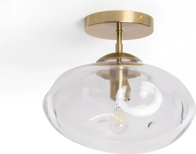 Produktbild von Deckenleuchte Metall und Glas Halych Transparent