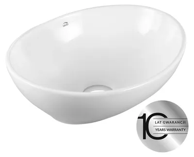 Produktbild von Laveo DESNA VUD_6241 Aufsatzwaschbecken, weiß