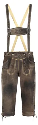 Produktbild von Kniebundlederhose Herren sandgrau, Groesse:52