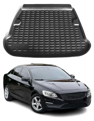 Productafbeelding van Bagageruimmat beschermer voor Volvo S60, modeljaren 2011-2025, rubber, TPE, zwart