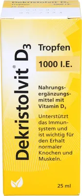 Produktbild von Dekristolvit D3 Tropfen 1000 I.E., 25 ml TRO