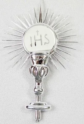 Immagine prodotto di ostensorio in plastica 12 pezzi argento IHS