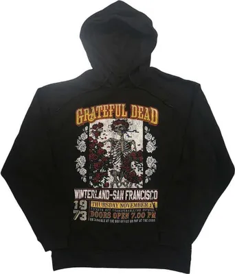 Immagine prodotto di Grateful Dead Unisex Pullover Hoodie: San Francisco (ecologico), medio, nero