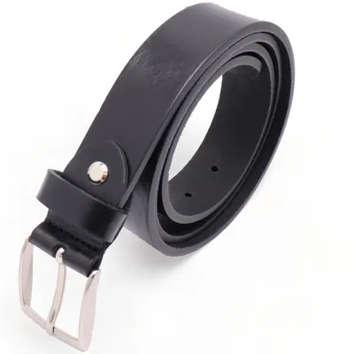 Produktbild von Schmale, lässige Gürtel – Herrengürtel – Damengürtel – Ledergürtel für Herren – 30 mm breit – undefiniert / Schwarz
