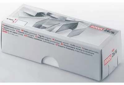 Produktbild von NOVUS Heftklammer 040-0160 26/6 verzinkt 5.000 St./Pack.