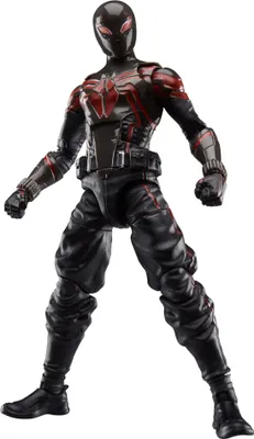 A full-body shot of a Spider-Man action figure.