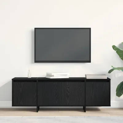 Zdjęcie produktu dla Maison Exclusive - Komody RTV, wymiary: 120 x 30 x 40,5 cm, kolor: czarny, imitacja dębu