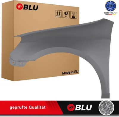 Image de BLU Aile Compatible avec VW Volkswagen Golf VI 6 berline LA7T Gauche Grau VereintGrau | 2008-2016 | Avant | Peint| Prêt à Monter | Galvanisé