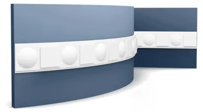 Image de Orac Decor P9902F Cimaise Frise Moulure flexible Moulure décorative Moulure en stuc 2 m