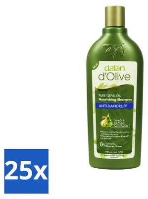 Produktbild von 25 x Dalan d'Olive Anti-Schuppen-Shampoo - Nährend - 400 ml - Vorteilspackung - 25 Stücke