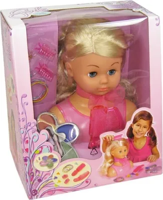 Produktbild von SIMBA 105564348 Steffi Love Schmink- und Frisierkopf 25 cm inkl. Zubehör Mädchen