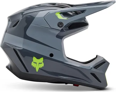 Produktbild von FOX V3 Divider MIPS Motocross Helm, grau, XS (53/54)